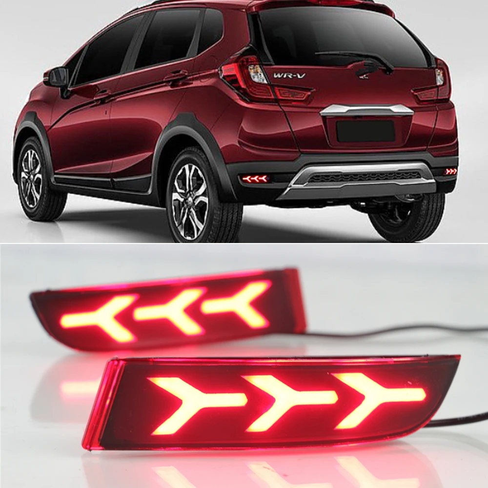 Nice 1 Pair Rear Bumper Reflector LED Brake Light Driving Braking lights Fog Lamp For Honda WRV WR-V 2017 2018
Nice 1 Pair Rear Bumper Reflector LED Brake Light Driving Braking lights Fog Lamp For Honda WRV WR-V 2017 2018