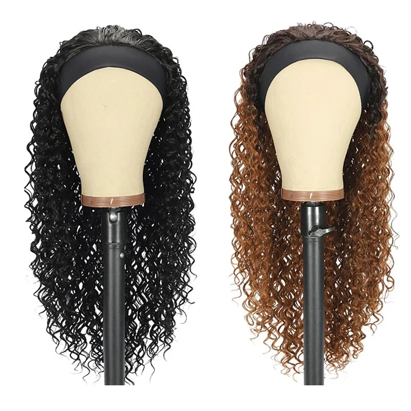 Wig with African-style small curls, 13*4 lace front, middle parting, long curly synthetic hair, high-temperature fiber headpiece
Wig with African-style small curls, 13*4 lace front, middle parting, long curly synthetic hair, high-temperature fiber headpiece