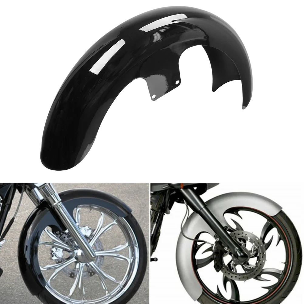 Motorcycle 19" 21" Wheel Wrap Front Fender Vivid Black For Harley Touring Electra Road Glide CVO Tri FLHR Custom Baggers
Motorcycle 19" 21" Wheel Wrap Front Fender Vivid Black For Harley Touring Electra Road Glide CVO Tri FLHR Custom Baggers