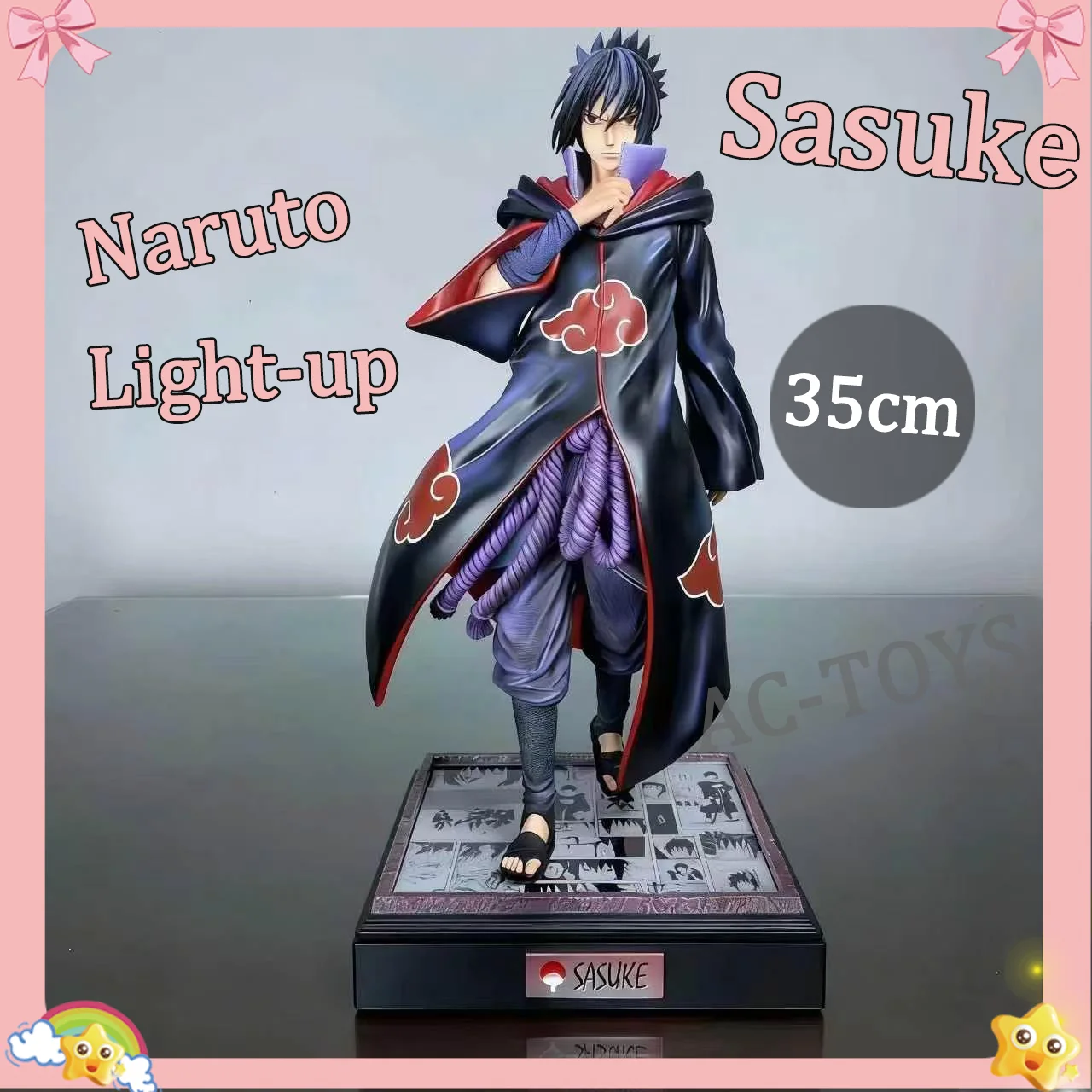 Naruto Nirvana Uchiha Sasuke Can Move Light-up Eagle Squad Series 35cm PVC Model Favorites Figures Anime Fan's Toys Gifts
Naruto Nirvana Uchiha Sasuke Can Move Light-up Eagle Squad Series 35cm PVC Model Favorites Figures Anime Fan's Toys Gifts