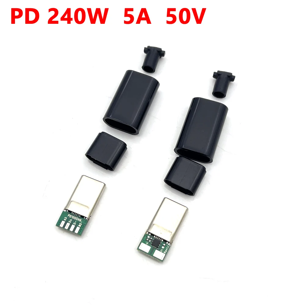 16P TYPE-C Male Plug PD240W 5A 50V Fast Charging Connector USB With PCB welding Data line interface DIY data cable accessories
16P TYPE-C Male Plug PD240W 5A 50V Fast Charging Connector USB With PCB welding Data line interface DIY data cable accessories