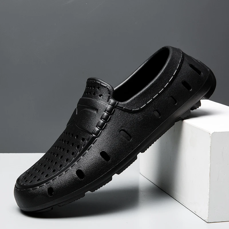 Men's Comfortable Loafers Leather Shoes Non Slip Driving Shoes Men Summer Sandals Clogs Casual Round Toe Slip on Work Shoes
Men's Comfortable Loafers Leather Shoes Non Slip Driving Shoes Men Summer Sandals Clogs Casual Round Toe Slip on Work Shoes