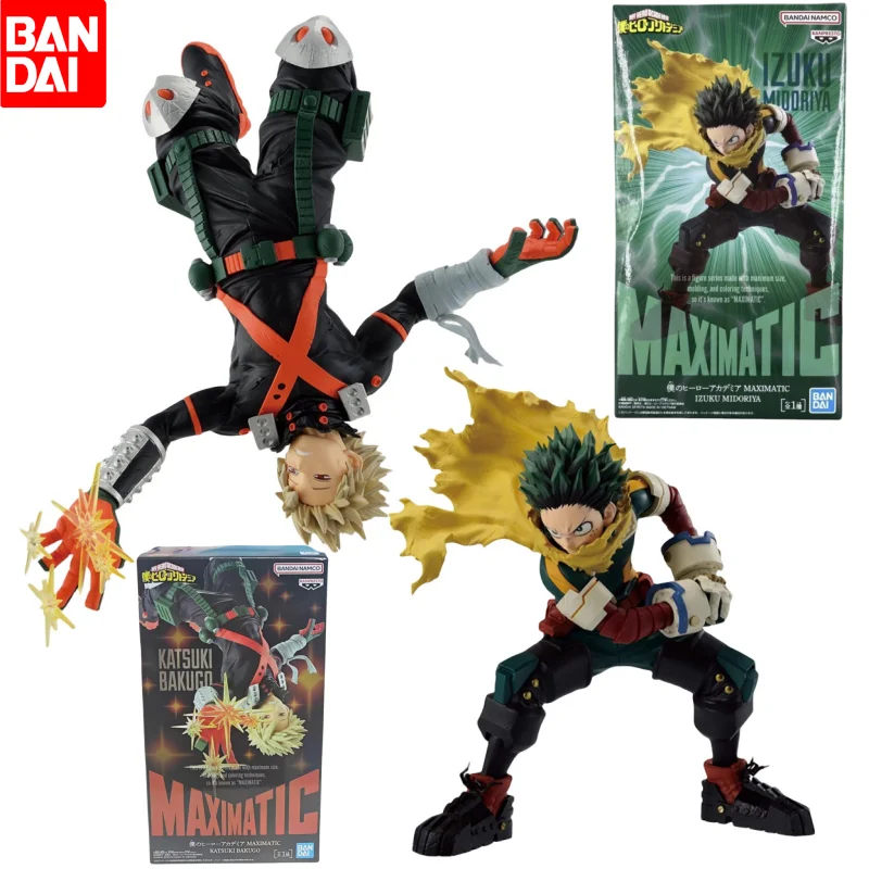 Original Bandai Anime Boku No Hero Academia Midoriya Izuku Deku Bakugo Katsuki Maximatic Action Figure Pvc Model Toy Gift
Original Bandai Anime Boku No Hero Academia Midoriya Izuku Deku Bakugo Katsuki Maximatic Action Figure Pvc Model Toy Gift