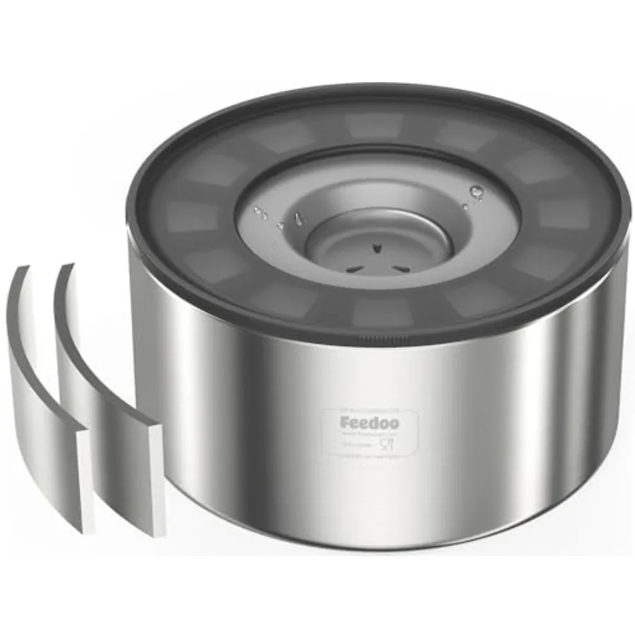 1Gallon No Spill Water Bowl for Dogs, Double-Wall Stainless Steel with Splash-Proof Paws Lid and Floating Disk, Non-Slip Base,
1Gallon No Spill Water Bowl for Dogs, Double-Wall Stainless Steel with Splash-Proof Paws Lid and Floating Disk, Non-Slip Base,