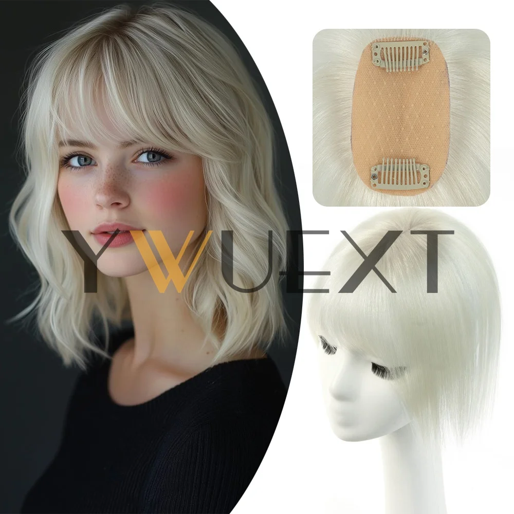 Human Hair Topper Hair Piece 5x9cm Top Base Middle Part with Bangs Available for Women Hair Loss or Bangs HairStyle
Human Hair Topper Hair Piece 5x9cm Top Base Middle Part with Bangs Available for Women Hair Loss or Bangs HairStyle