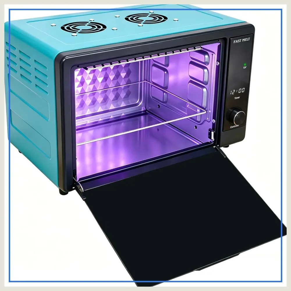 10L Large 395nm UV Resin Curing Machine, 30% Faster Curing, Auto-Shutoff Safety Door Sensor, Silent Cooling Fans, HD Display
10L Large 395nm UV Resin Curing Machine, 30% Faster Curing, Auto-Shutoff Safety Door Sensor, Silent Cooling Fans, HD Display