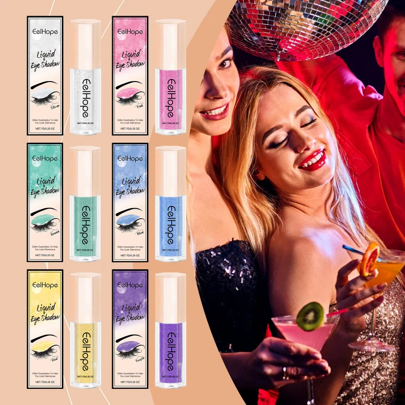Glitter Liquid Eyeshadow, Shimmery Metallic Eye Makeup, Long-Lasting Sparkly Cosmetic for Party & Daily Wear, Easy to Apply
Glitter Liquid Eyeshadow, Shimmery Metallic Eye Makeup, Long-Lasting Sparkly Cosmetic for Party & Daily Wear, Easy to Apply