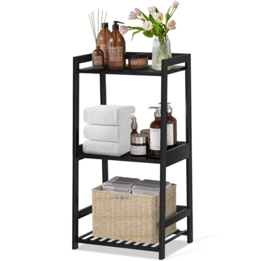 3 Tier Bamboo Bathroom Shelves, Ladder Shelf for Storage, Rustic Home Organizer, Space-Saving Design, Stylish Display Nightstan
3 Tier Bamboo Bathroom Shelves, Ladder Shelf for Storage, Rustic Home Organizer, Space-Saving Design, Stylish Display Nightstan