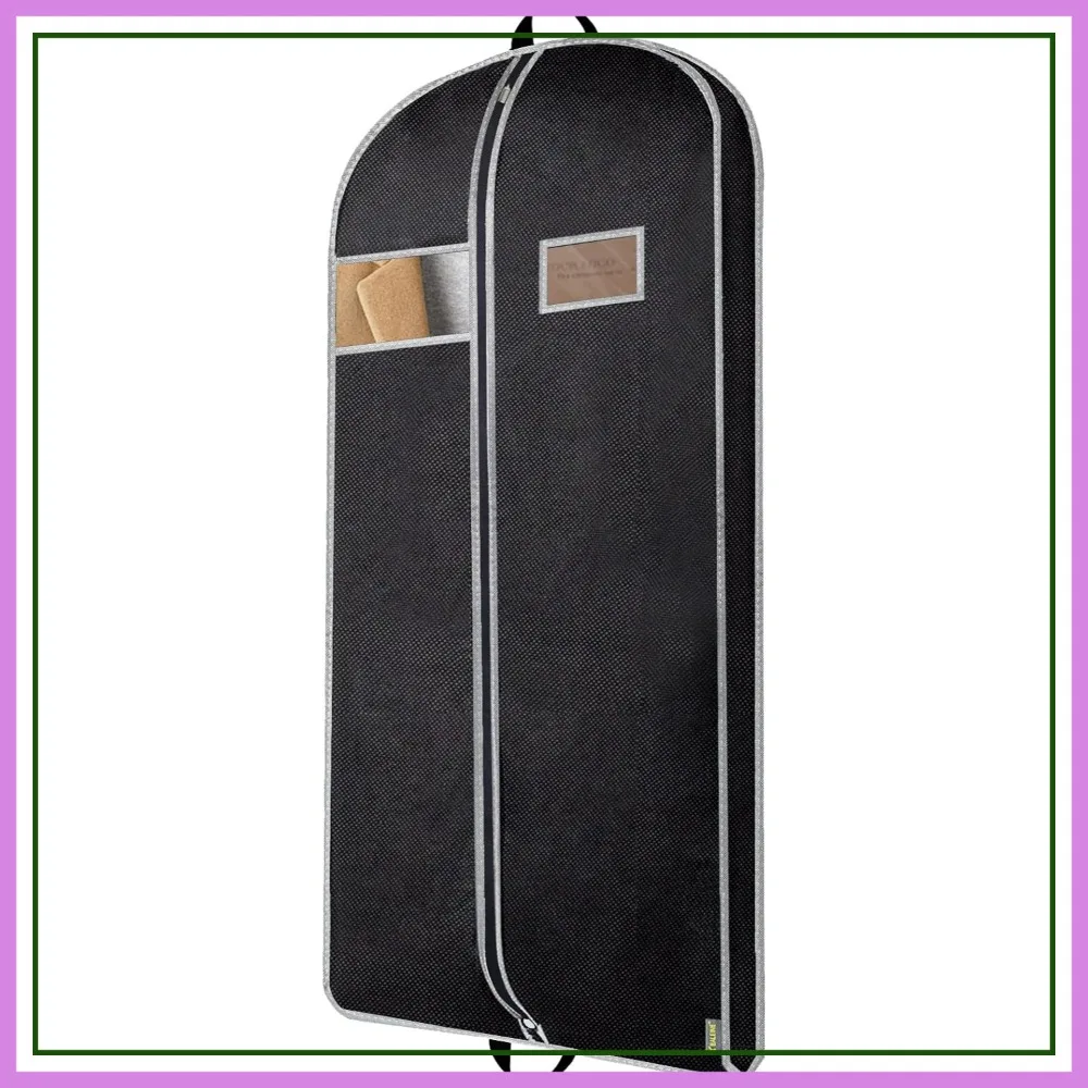 Heavy Duty Garment Bag with Shoe Storage for Travel, Dresses, Suits, Coats (43", Black)
Heavy Duty Garment Bag with Shoe Storage for Travel, Dresses, Suits, Coats (43", Black)