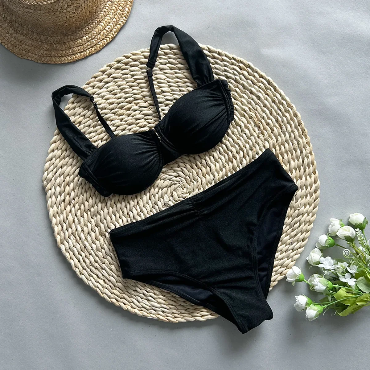 Sexy High Waist Bikini Sets Women's Bathing Suits Push Up Swimsuit Women Swimwear Biquini
Sexy High Waist Bikini Sets Women's Bathing Suits Push Up Swimsuit Women Swimwear Biquini