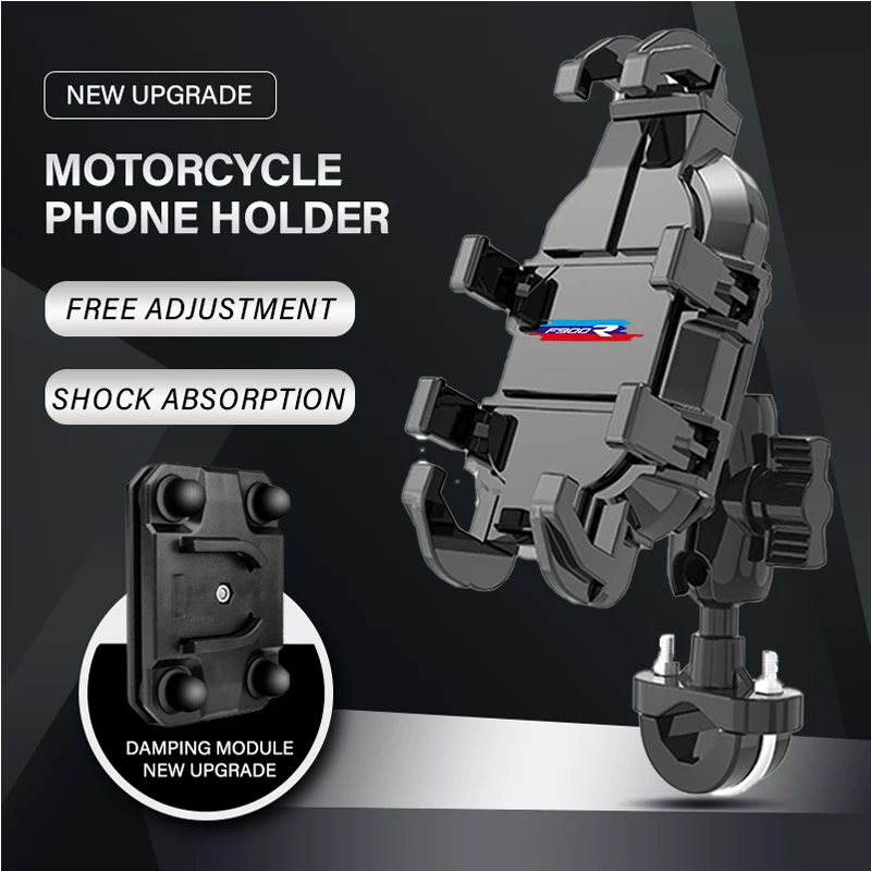 New Metal Motorcycle Phone Holder For BMW F800R F900R F900XR F850GS Motor2025 Free rotating shock absorber anti slip
New Metal Motorcycle Phone Holder For BMW F800R F900R F900XR F850GS Motor2025 Free rotating shock absorber anti slip