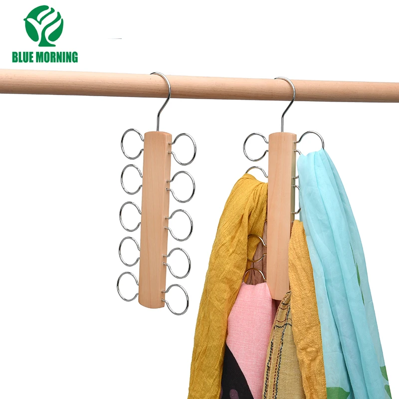 2Pcs Wooden Scarf Rack Tie /Belt Hangers Organizer 10 Rings Storage Holder Accessories for Home Wardrobe Closet Scarf Holders
2Pcs Wooden Scarf Rack Tie /Belt Hangers Organizer 10 Rings Storage Holder Accessories for Home Wardrobe Closet Scarf Holders