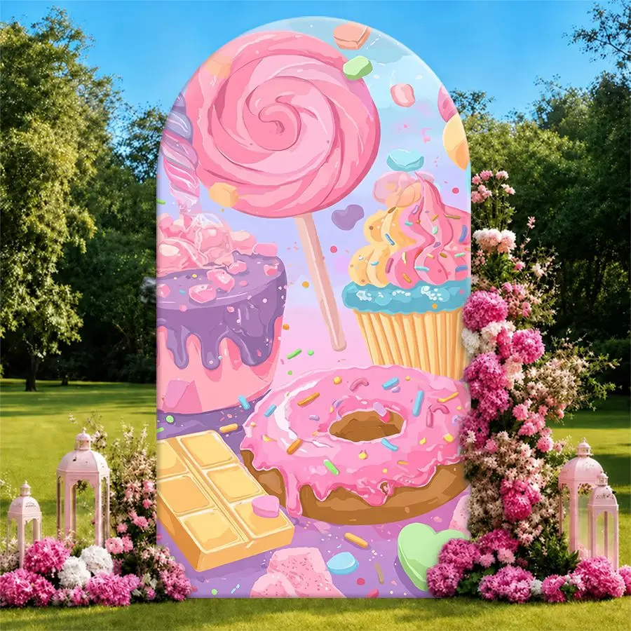 Candy Sweet Treats Arch Backdrop Cover Party Backdrop Fabric Cover Birthday Party Baby Shower Photo Wall Background Party Decora
Candy Sweet Treats Arch Backdrop Cover Party Backdrop Fabric Cover Birthday Party Baby Shower Photo Wall Background Party Decora