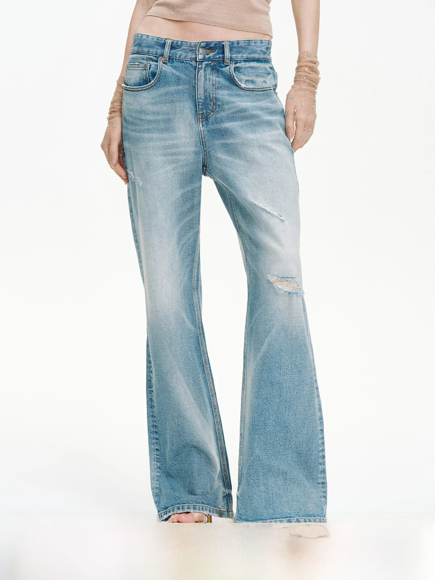 Handmade Women's Jeans Cotton Denim Flash Pattern Low Waist Spring Season Casual Comfortable Breathable Stretchy Blue
Handmade Women's Jeans Cotton Denim Flash Pattern Low Waist Spring Season Casual Comfortable Breathable Stretchy Blue