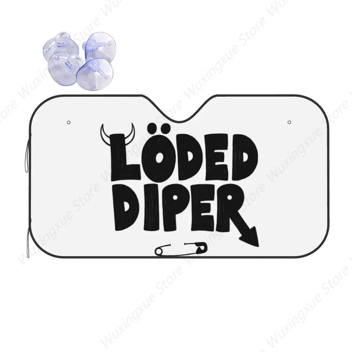 Loded Diper Overlode Складной солнцезащитный козырек на ветровое стекло 76x140 см Солнцезащитный козырек из алюминиевой фольги Стайлинг автомобиля
Loded Diper Overlode Складной солнцезащитный козырек на ветровое стекло 76x140 см Солнцезащитный козырек из алюминиевой фольги Стайлинг автомобиля