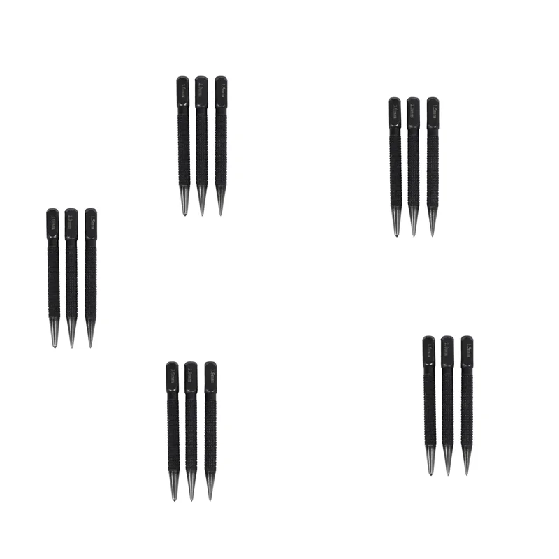 15Pcs High-Carbon Steel Center Punch Set 10Cm Non Slip Center Punch For Alloy Steel Metal Wood Marking Drilling Tool-BAAQ
15Pcs High-Carbon Steel Center Punch Set 10Cm Non Slip Center Punch For Alloy Steel Metal Wood Marking Drilling Tool-BAAQ