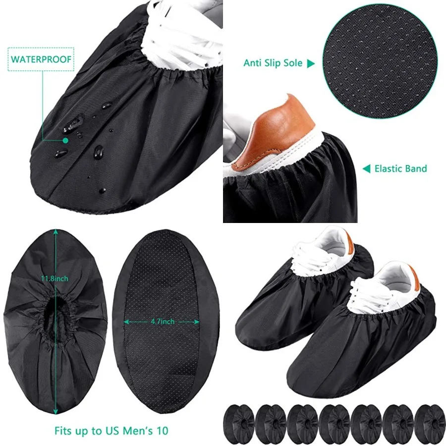 Frienda Pairs Non Slip Reusable Shoe Covers Waterproof Boot Covers for Household Carpet Floor Protection Machine Washable
Frienda Pairs Non Slip Reusable Shoe Covers Waterproof Boot Covers for Household Carpet Floor Protection Machine Washable