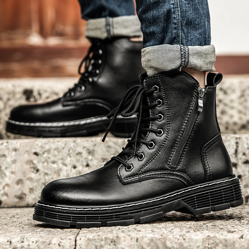 New Men's Shoes: Chelsea Boots for Men, One-Click Slip-On Fashion Boots, Large-Size Reversible Leather Short Boots, Men's Genuin
New Men's Shoes: Chelsea Boots for Men, One-Click Slip-On Fashion Boots, Large-Size Reversible Leather Short Boots, Men's Genuin