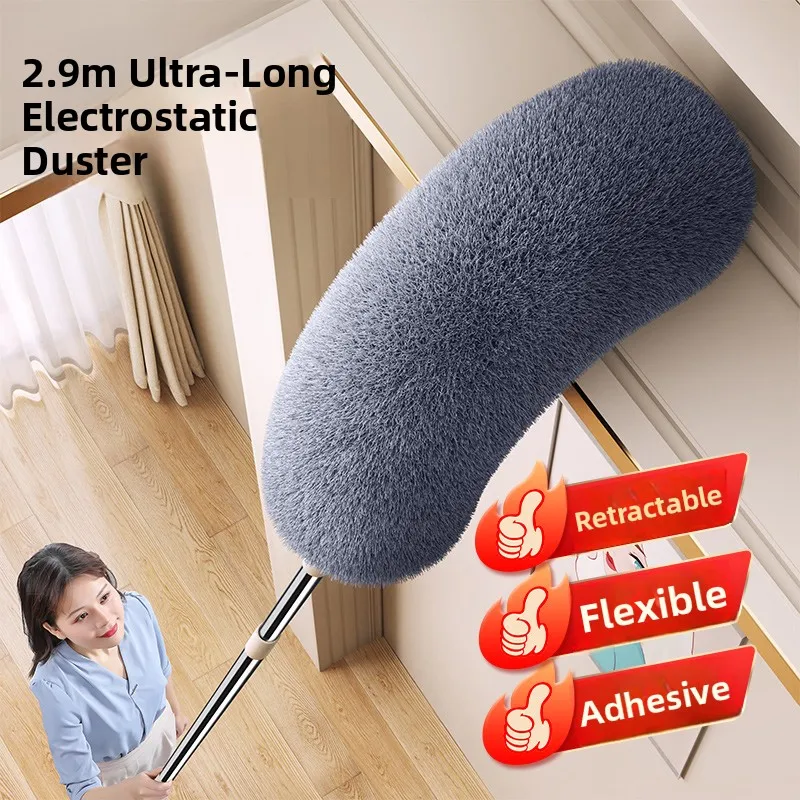Extended Handle Chien Feather Duster Static Free Spider Web Design Household Dust Cleaning Tool Non edding Dust Removal B...
Extended Handle Chien Feather Duster Static Free Spider Web Design Household Dust Cleaning Tool Non edding Dust Removal B...