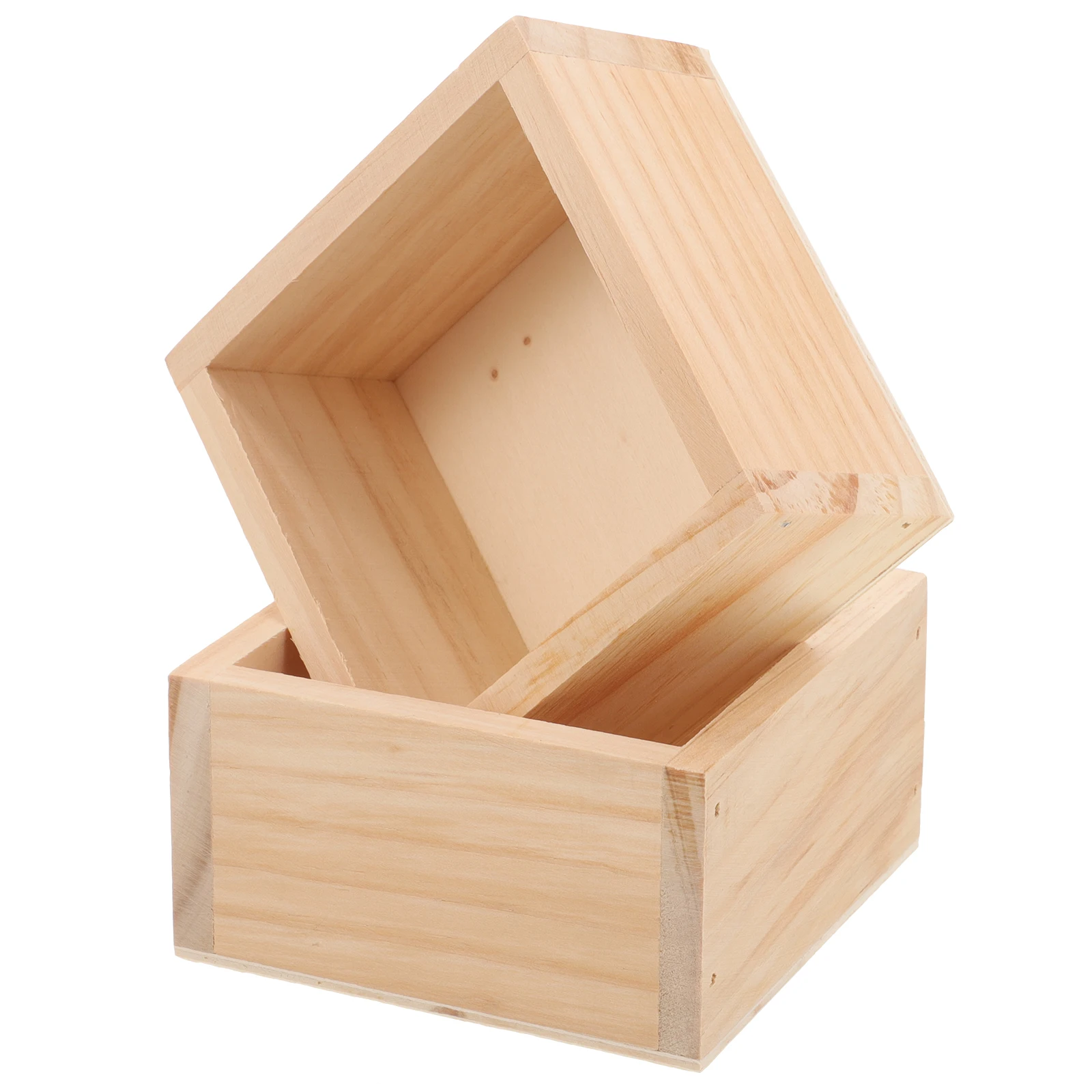 2pcs Wooden Boxes Rustic Style Planter Unfinished DIY Decor Small Size Flower Arrangement Square Plant Container
2pcs Wooden Boxes Rustic Style Planter Unfinished DIY Decor Small Size Flower Arrangement Square Plant Container