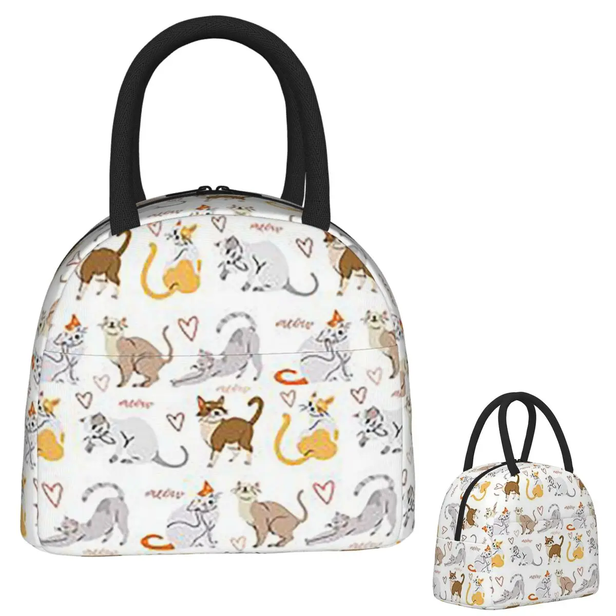 Изолированная сумка для обеда с серым имбирем и сиамскими котятами для женщин и детей, портативные коробки для еды, термосумка для обеда
Изолированная сумка для обеда с серым имбирем и сиамскими котятами для женщин и детей, портативные коробки для еды, термосумка для обеда