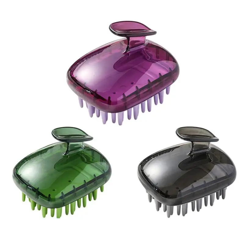 Silicone Scalp Massager Anti-Slip Silicone Hair Comb Soft Bristle Hair Scrubber Removable Hair Washing Brush for Wet
Silicone Scalp Massager Anti-Slip Silicone Hair Comb Soft Bristle Hair Scrubber Removable Hair Washing Brush for Wet