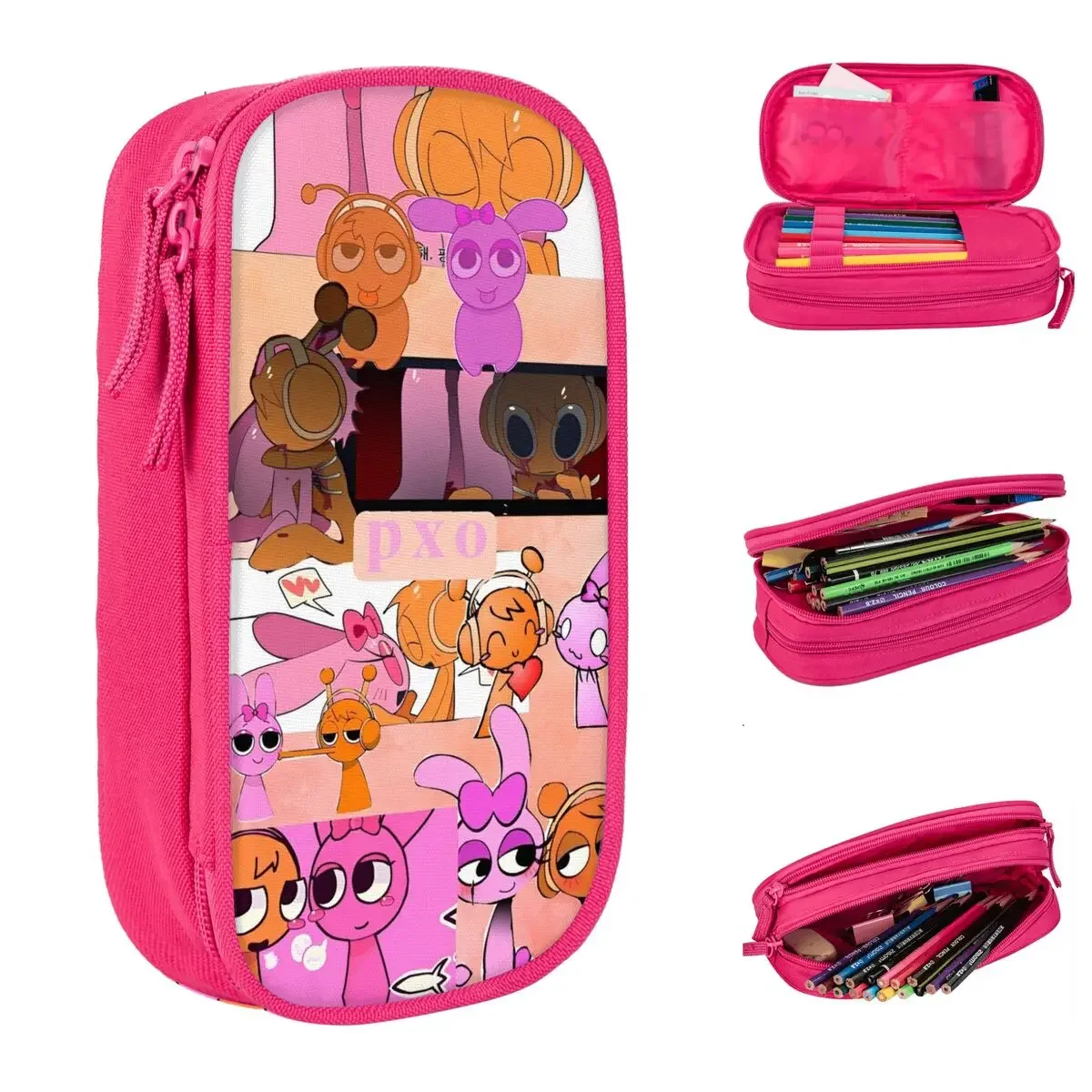 Cartoon Games Sprunki Pencil Case Lovely Pen Holder Bag for Student Big Capacity Students School Zipper Pencilcases
Cartoon Games Sprunki Pencil Case Lovely Pen Holder Bag for Student Big Capacity Students School Zipper Pencilcases