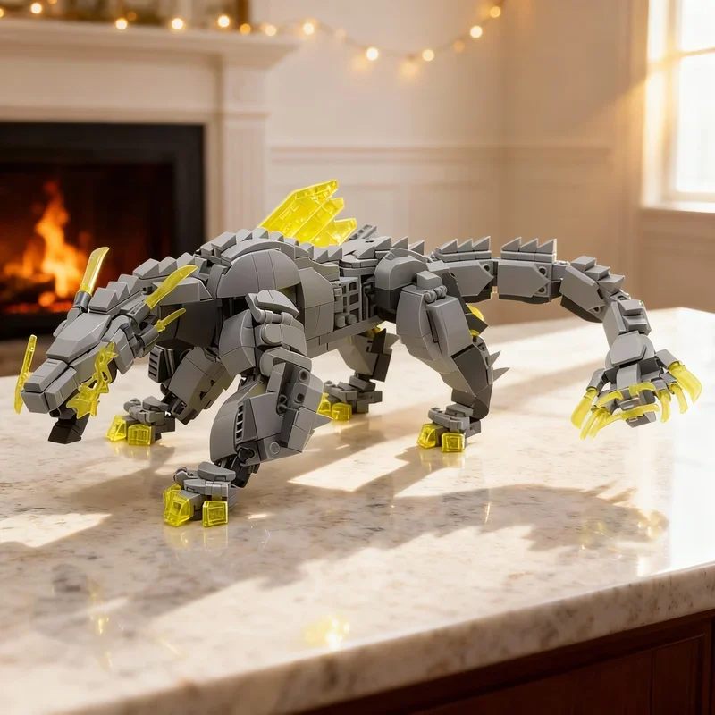 700pcs MOC Cyber Dragon Model Building Blocks Architecture DIY Festival Gifts Toy Assemble Education Brick Creative Idea
700pcs MOC Cyber Dragon Model Building Blocks Architecture DIY Festival Gifts Toy Assemble Education Brick Creative Idea