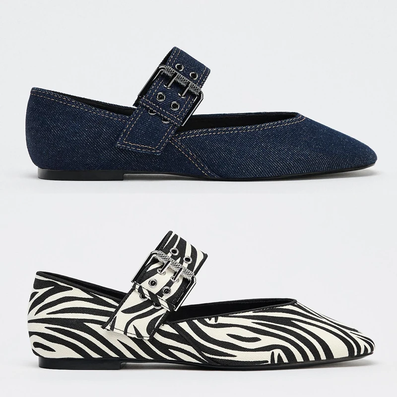 Spring New Arrival Women's Flat Shoes Blue Buckle Decorated Denim Fashion Ballet Style Mary Jane Single Shoes round Toe Rubbe...
Spring New Arrival Women's Flat Shoes Blue Buckle Decorated Denim Fashion Ballet Style Mary Jane Single Shoes round Toe Rubbe...