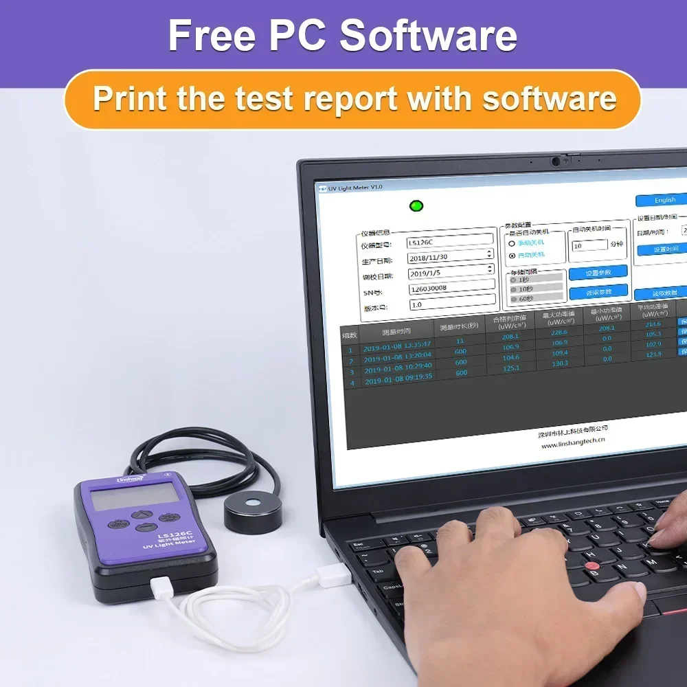 2026NEW LS126C Uvc Meter 254nm Radiometer Uvc Radiation Intensity UV Light Meter for Germicidal Lamps
2026NEW LS126C Uvc Meter 254nm Radiometer Uvc Radiation Intensity UV Light Meter for Germicidal Lamps