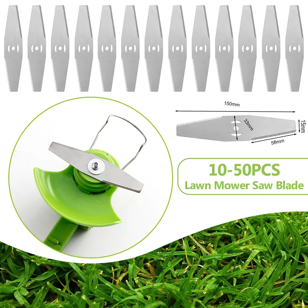 10-50PCS Cutting Grass String Trimmer Head Saw Blades Lawn Mower Fittings Accessories
10-50PCS Cutting Grass String Trimmer Head Saw Blades Lawn Mower Fittings Accessories