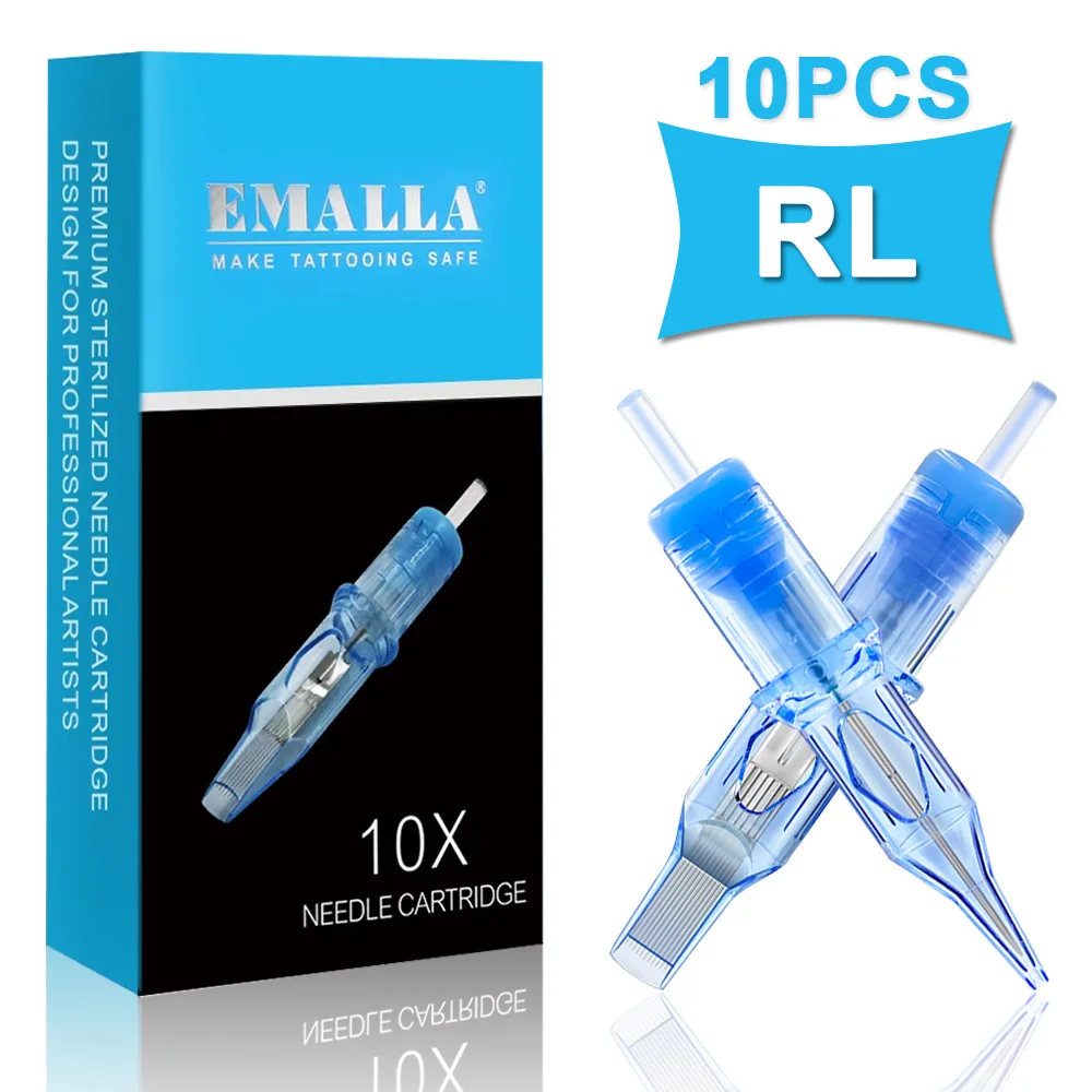 10pcs EMALLA ELIOT Tattoo Cartridge Needle RL Round Liner for Cartridge Tattoo Machine Disposable Sterilize Tattoo Needles
10pcs EMALLA ELIOT Tattoo Cartridge Needle RL Round Liner for Cartridge Tattoo Machine Disposable Sterilize Tattoo Needles