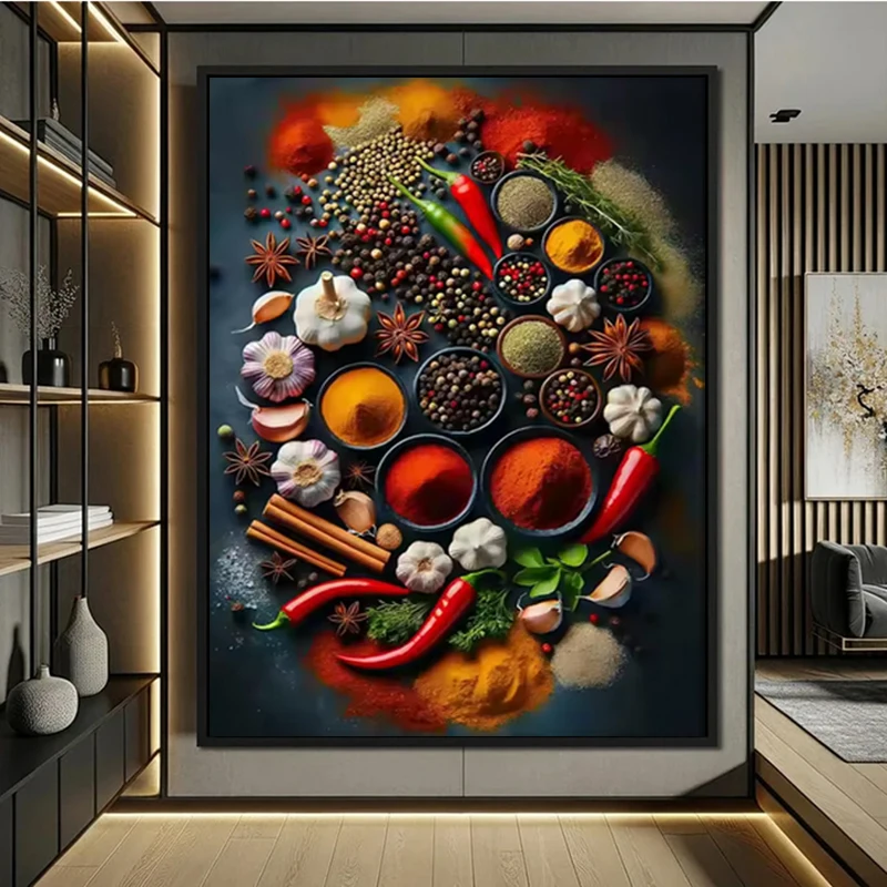 DIY Diamond Painting New Spices And Seasoning Picture Rhinestones Mosaic Cross Stitch Kits Diamond Embroidery Wall Decorations
DIY Diamond Painting New Spices And Seasoning Picture Rhinestones Mosaic Cross Stitch Kits Diamond Embroidery Wall Decorations