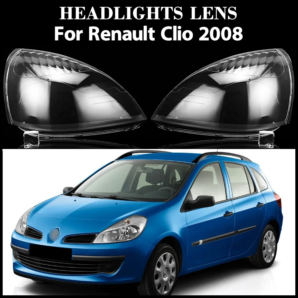 For Renault Clio 2008 Front Headlamp Cover Headlight Lens Transparent Shell Plexiglass Replace Original Lampshade
For Renault Clio 2008 Front Headlamp Cover Headlight Lens Transparent Shell Plexiglass Replace Original Lampshade
