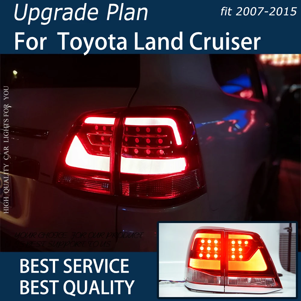 Car Lights for Land Cruiser 2007-2015 LED Auto Taillights Assembly Upgrade Newest Style Design Blink Signal Lamp Accessories
Car Lights for Land Cruiser 2007-2015 LED Auto Taillights Assembly Upgrade Newest Style Design Blink Signal Lamp Accessories