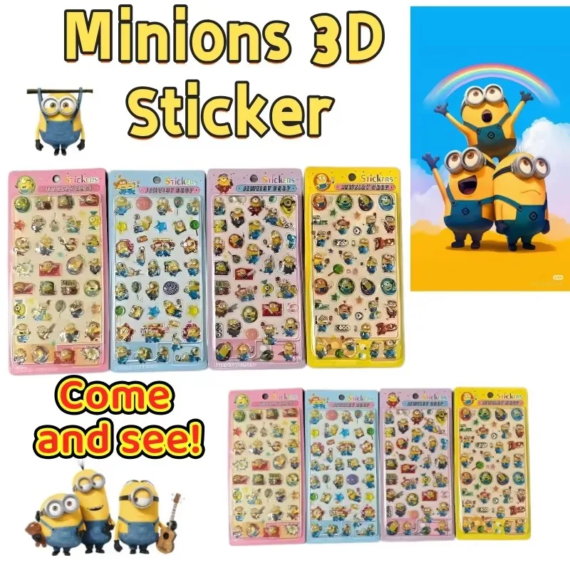 Cartoon Minions Solid Relief Sticker 3D Yellow People 3D Relief Crystal Solid Decoration
Cartoon Minions Solid Relief Sticker 3D Yellow People 3D Relief Crystal Solid Decoration