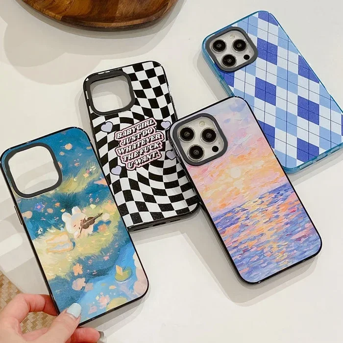 Graffiti Oil Painting Version Acrylic Upgrade Border Phone Case Cover for IPhone 11 12 13 14 15 Pro Max Case for IPhone 15 Pro
Graffiti Oil Painting Version Acrylic Upgrade Border Phone Case Cover for IPhone 11 12 13 14 15 Pro Max Case for IPhone 15 Pro