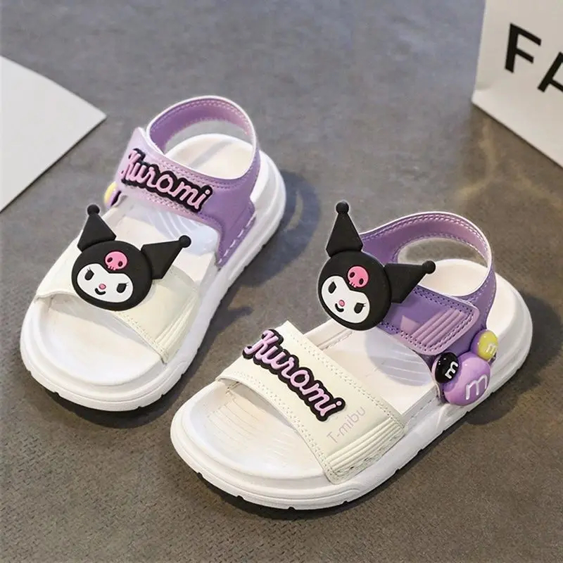2024 Sanrio Kuromi Sandals Kawaii Anime My Melody Girls Summer Sweet Cute Cartoon Soft Sole Children Beach Shoes Gift for Kids
2024 Sanrio Kuromi Sandals Kawaii Anime My Melody Girls Summer Sweet Cute Cartoon Soft Sole Children Beach Shoes Gift for Kids
