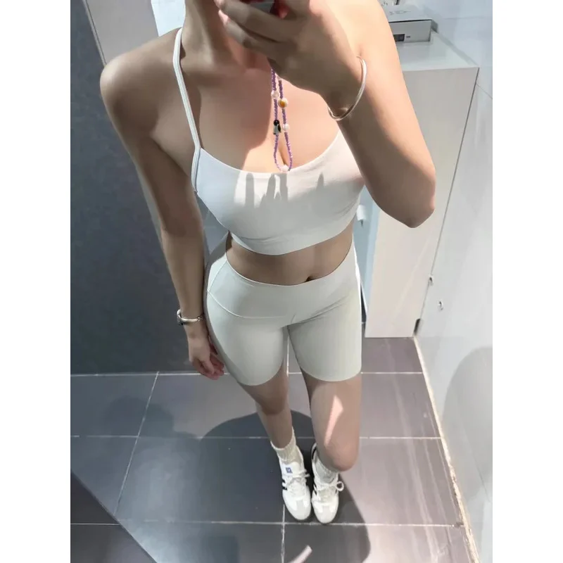Yoga suit Y-shaped beautiful back women's sports quick drying underwear nude double-sided brushed solid color bra sports top bra
Yoga suit Y-shaped beautiful back women's sports quick drying underwear nude double-sided brushed solid color bra sports top bra