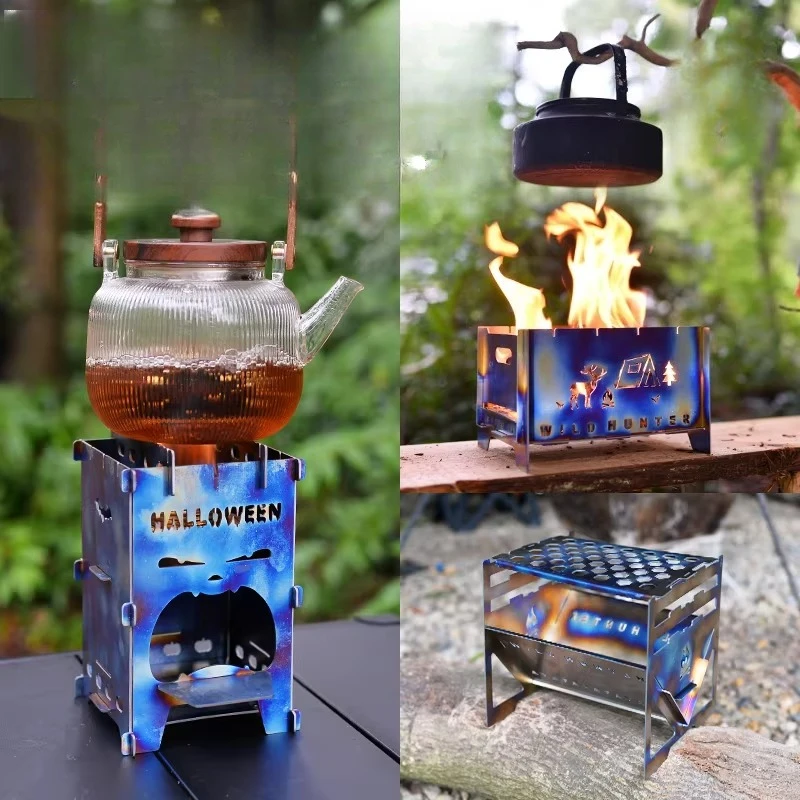 Outdoor pure titanium incinerator BC camping picnic insert small barbecue firewood stove making tea rocket stove
Outdoor pure titanium incinerator BC camping picnic insert small barbecue firewood stove making tea rocket stove