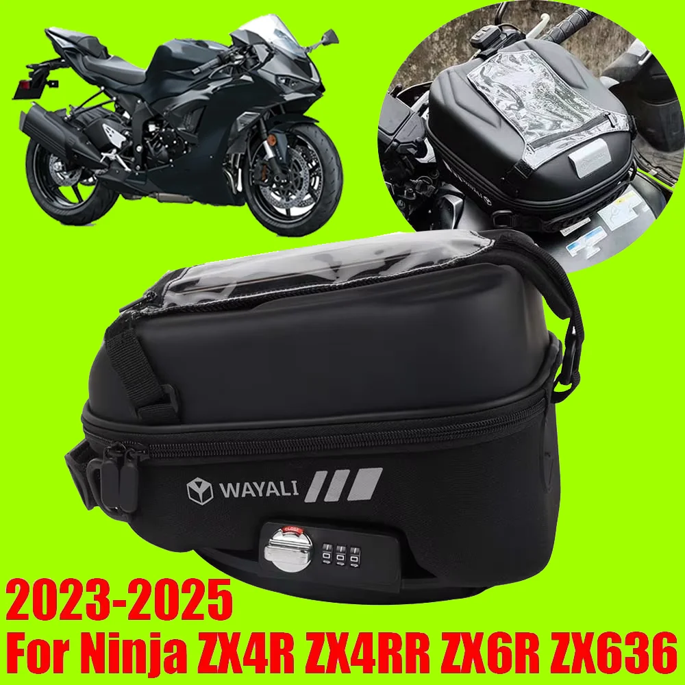 For Kawasaki Ninja ZX-4R ZX4R ZX-4RR ZX4RR ZX-6R ZX636 ZX6R Accessories Tank Bag Luggage Phone Storage Bags Backpack Tanklock
For Kawasaki Ninja ZX-4R ZX4R ZX-4RR ZX4RR ZX-6R ZX636 ZX6R Accessories Tank Bag Luggage Phone Storage Bags Backpack Tanklock