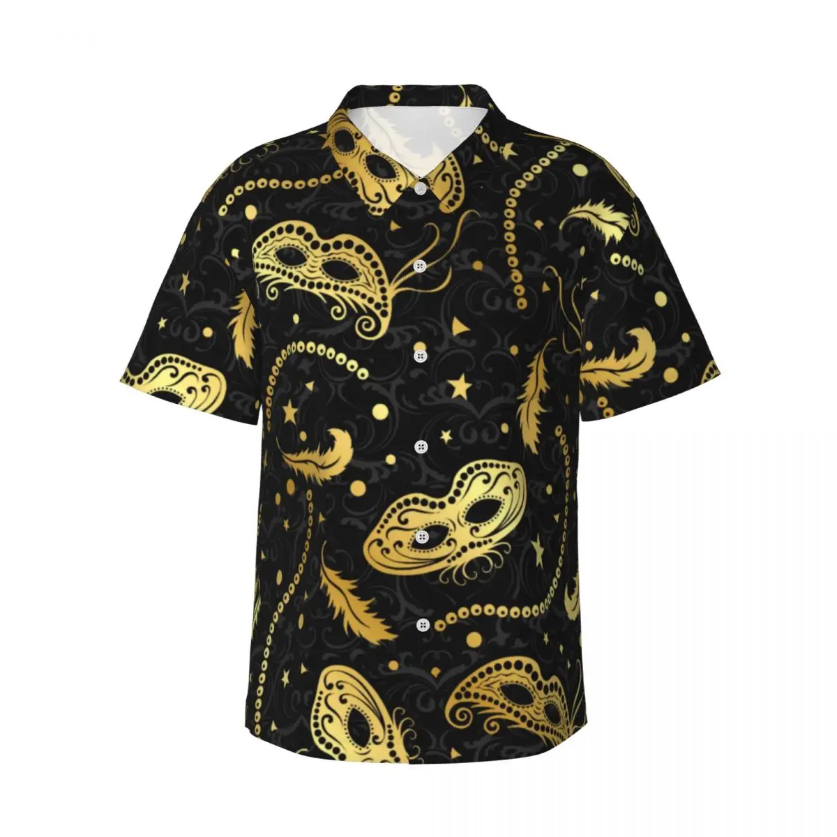 Masquerade Pop Art Vacation Shirt Elegant Masks Hawaii Casual Shirts Man Elegant Blouses Short Sleeves Fashion Design Clothing
Masquerade Pop Art Vacation Shirt Elegant Masks Hawaii Casual Shirts Man Elegant Blouses Short Sleeves Fashion Design Clothing