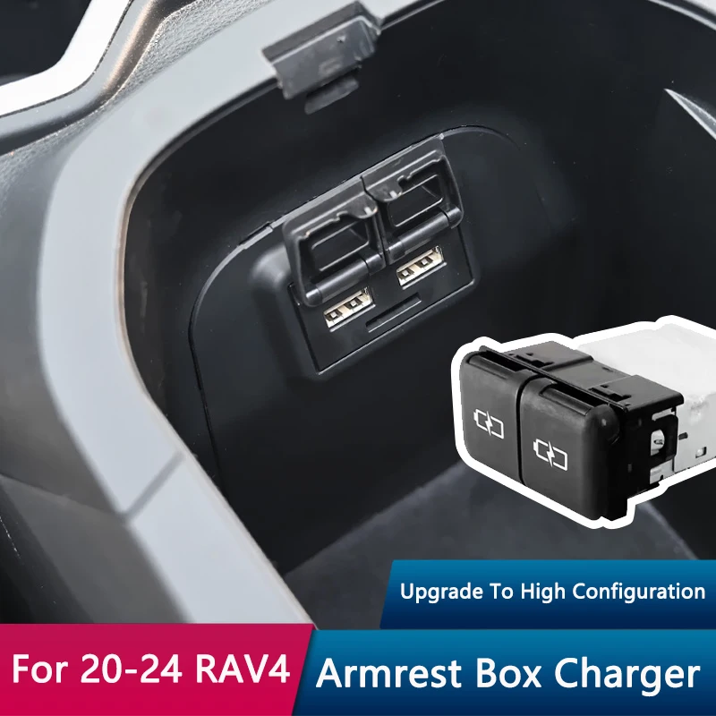 QHCP Car Charger Socket Dual USB Dual Type C Charging Adapter Armrest Storage Box Charging Adapter Fit For Toyota RAV4 2020-2024
QHCP Car Charger Socket Dual USB Dual Type C Charging Adapter Armrest Storage Box Charging Adapter Fit For Toyota RAV4 2020-2024