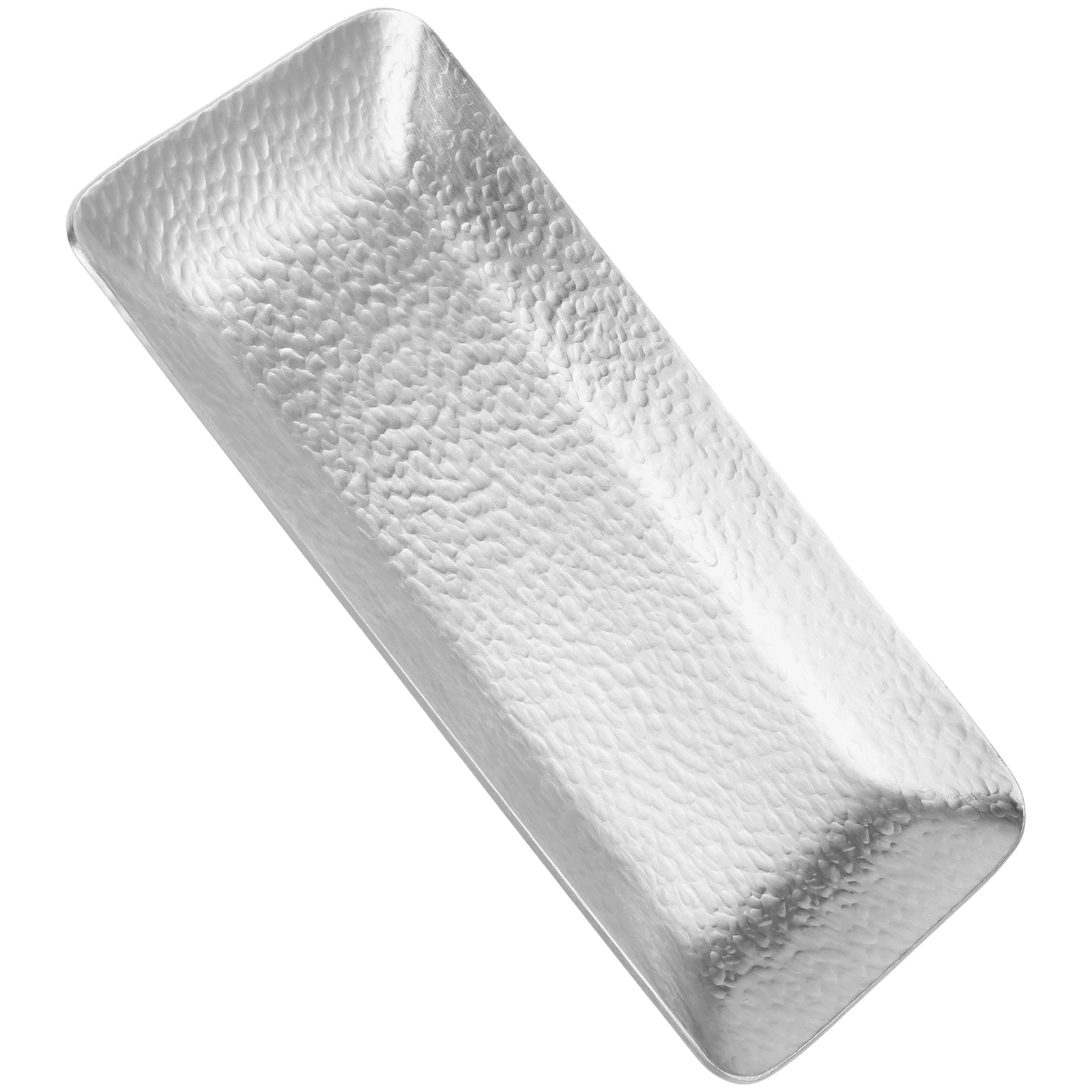 Hammered Stainless Steel Tray Rectangular Jewelry Storage Plate Snack Serving Dish Towel Tray Tea Plate Anti Rust
Hammered Stainless Steel Tray Rectangular Jewelry Storage Plate Snack Serving Dish Towel Tray Tea Plate Anti Rust