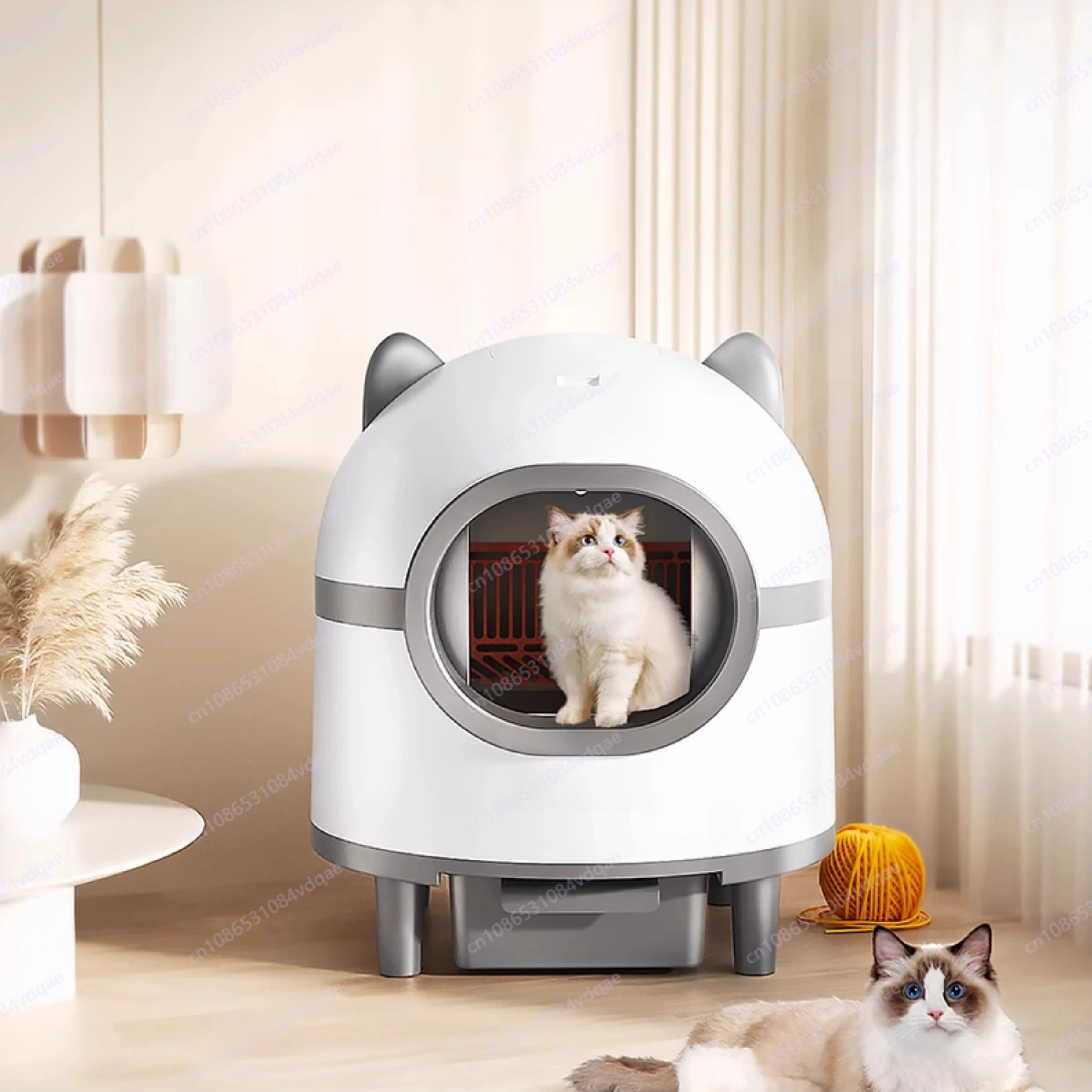 Automatic cat litter box, oversized intelligent electric cleaning cat toilet, closed shit shoveling to prevent sand splashing
Automatic cat litter box, oversized intelligent electric cleaning cat toilet, closed shit shoveling to prevent sand splashing