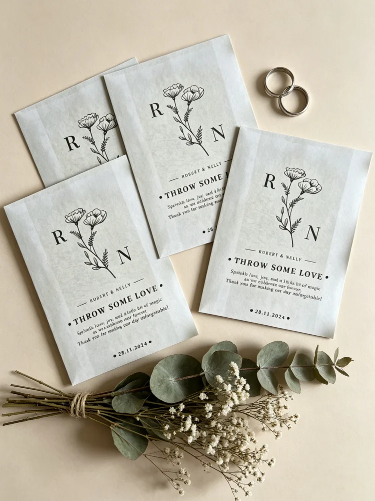 Personalized Wedding Petal Confetti Bags Throw Some Love Custom Wedding Guest Favor Throwing Confetti Packets Party Decor
Personalized Wedding Petal Confetti Bags Throw Some Love Custom Wedding Guest Favor Throwing Confetti Packets Party Decor