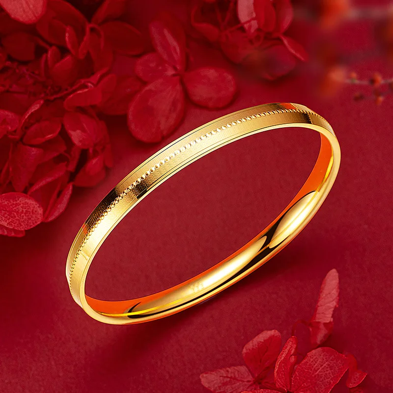 Luxury 24K 9999 Pure Gold real gold Women's Bracelet Polo Dot Personalized Bracelet
Luxury 24K 9999 Pure Gold real gold Women's Bracelet Polo Dot Personalized Bracelet