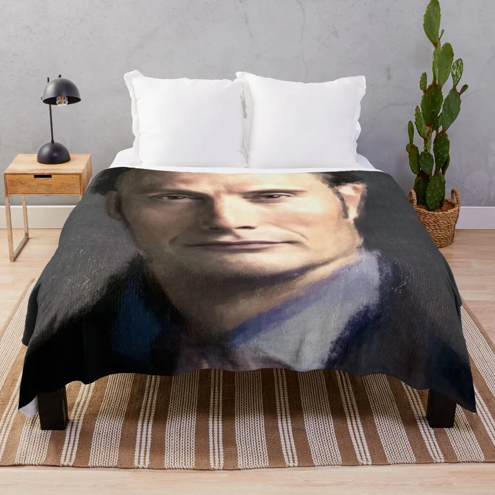 Hannibal Painted Portrait Throw Blanket Luxury Throw Decorative Sofas Winter beds Blankets
Hannibal Painted Portrait Throw Blanket Luxury Throw Decorative Sofas Winter beds Blankets
