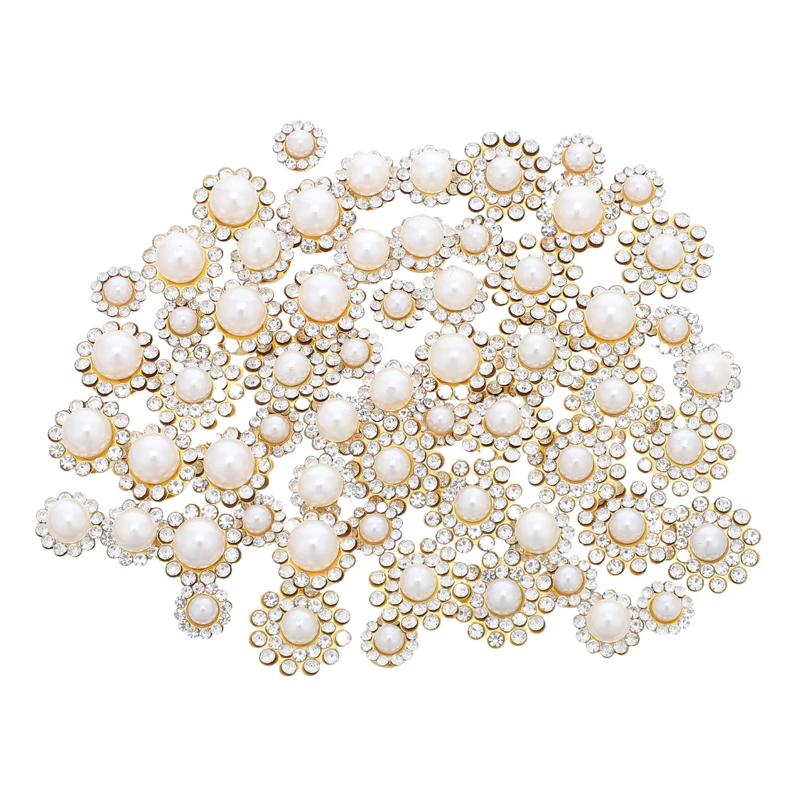 100Pcs Flower Pearl Rhinestone Buttons Sewing DIY Crafts Decorative Blazer Jacket Dress Skirt Hat Bag Scarf Accessories
100Pcs Flower Pearl Rhinestone Buttons Sewing DIY Crafts Decorative Blazer Jacket Dress Skirt Hat Bag Scarf Accessories