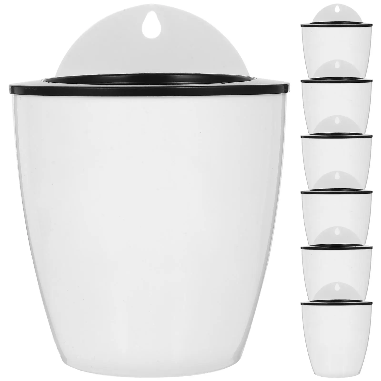 7 Pcs Flower Pot Self Plant Pots Plants Container Watering Planters Use Round Planter Container
7 Pcs Flower Pot Self Plant Pots Plants Container Watering Planters Use Round Planter Container